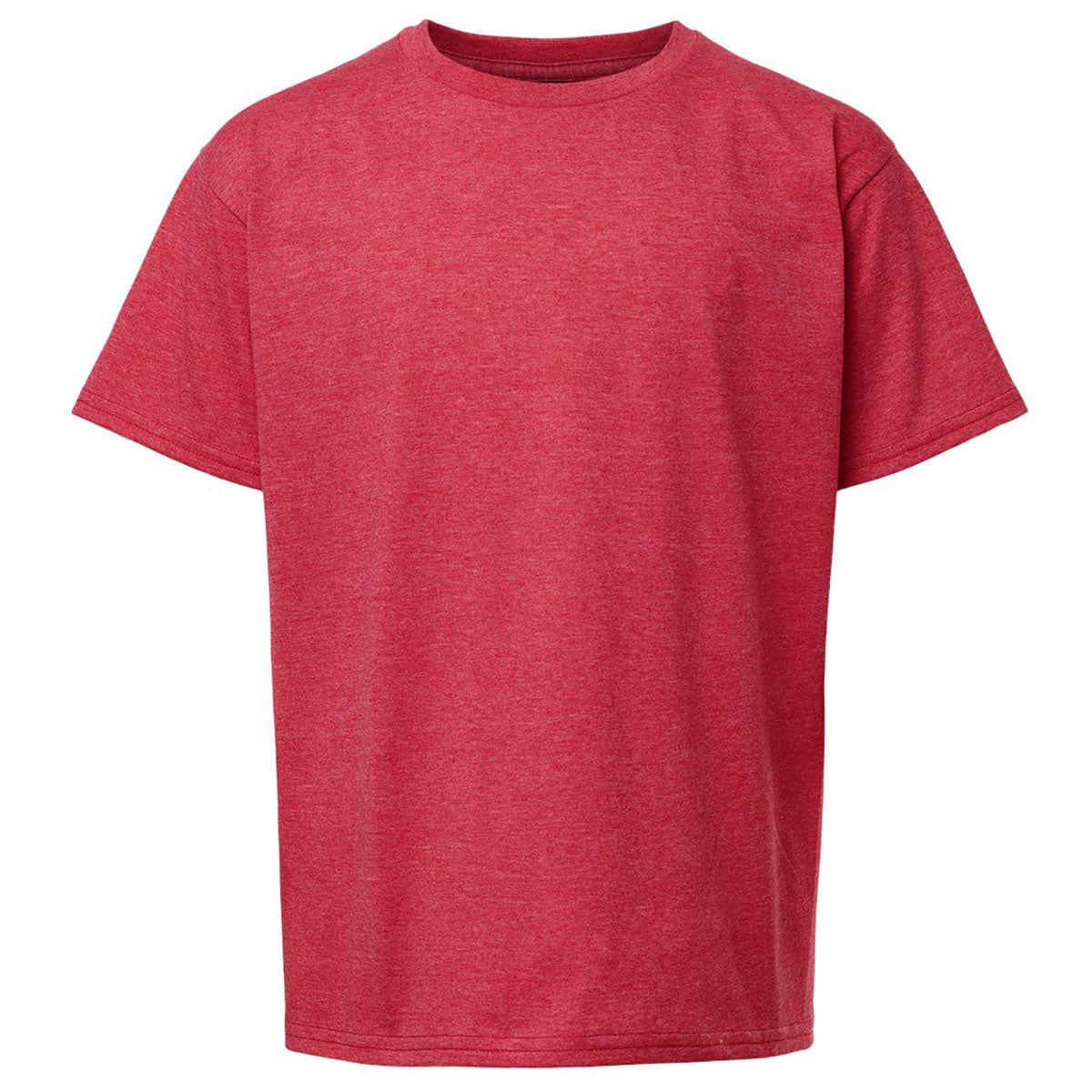 Gildan Youth Heather Red Light Cotton T-Shirt