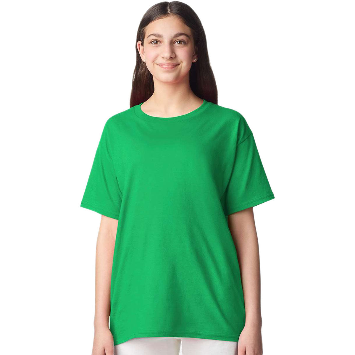 Gildan Youth Irish Green Light Cotton T-Shirt