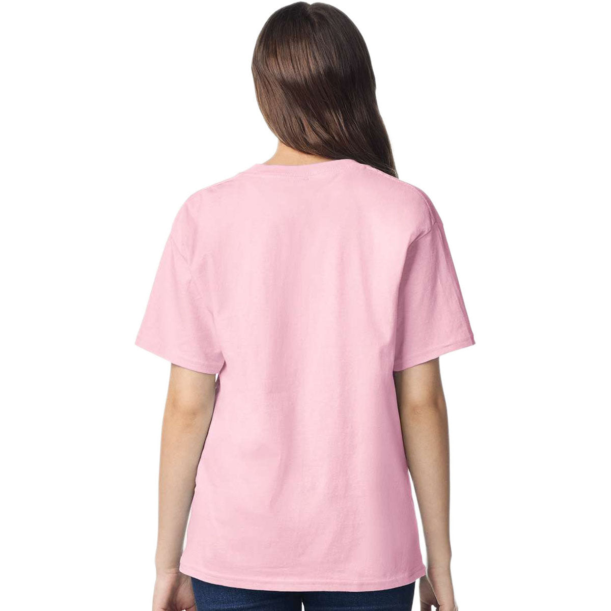 Gildan Youth Light Pink Light Cotton T-Shirt