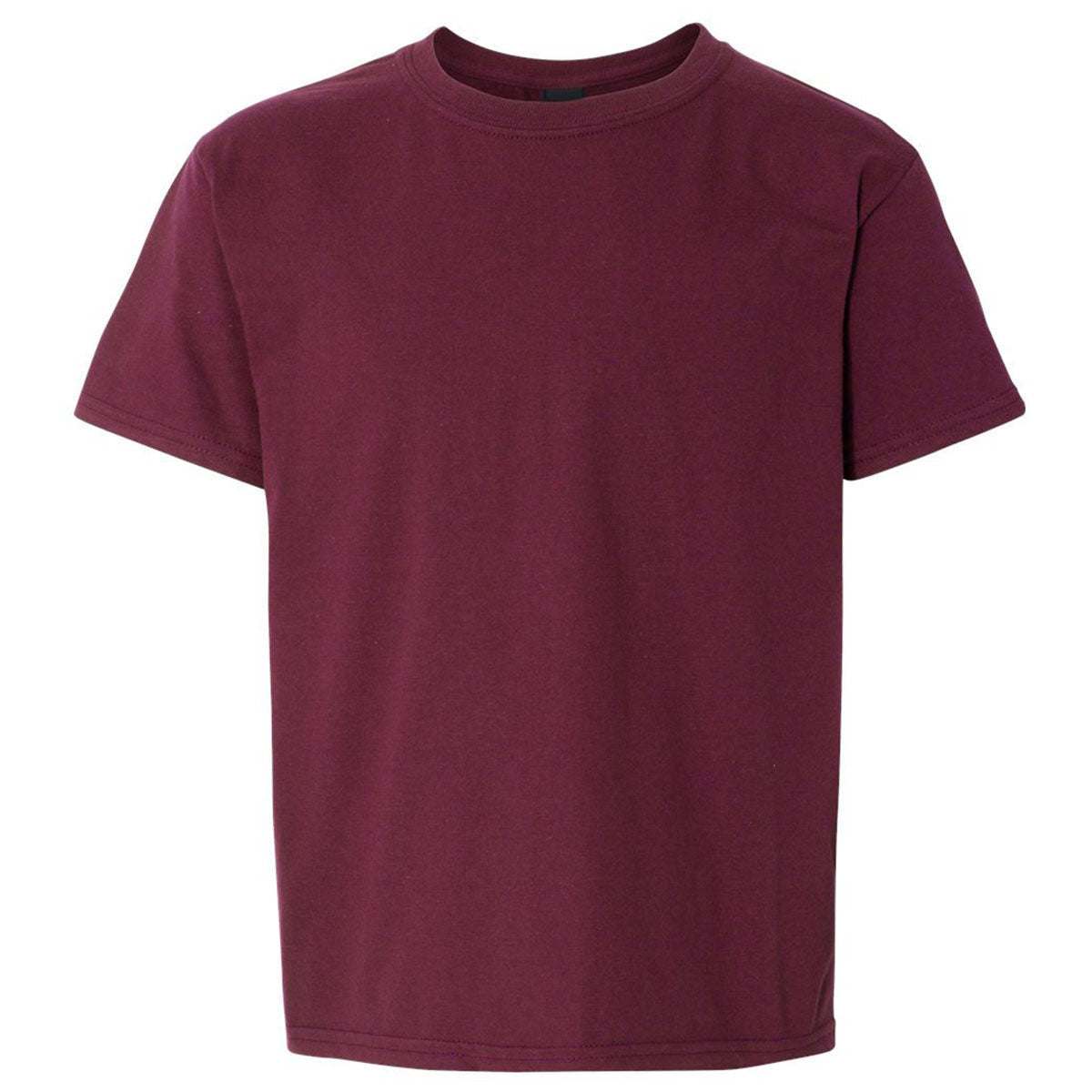 Gildan Youth Maroon Light Cotton T-Shirt