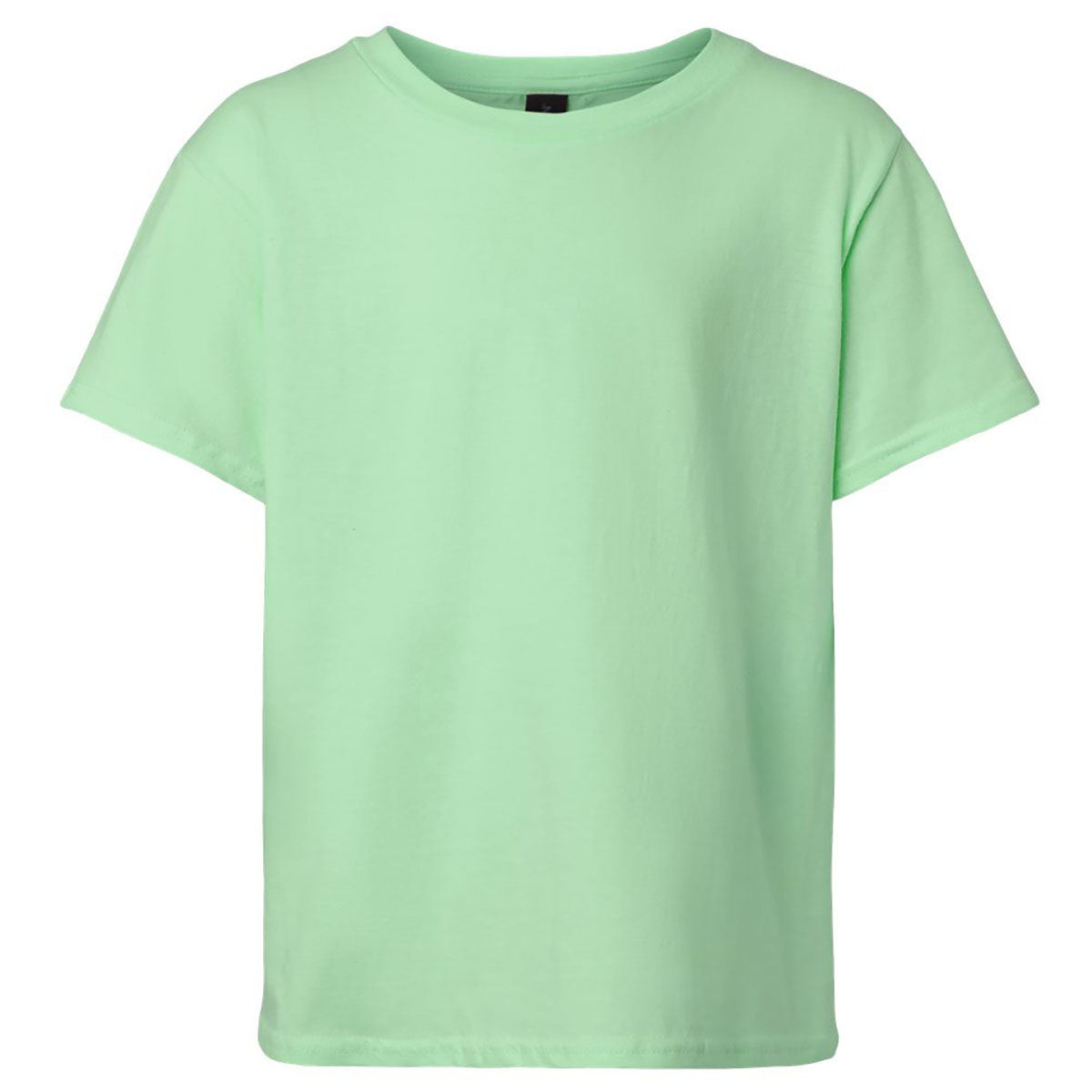 Gildan Youth Mint Green Light Cotton T-Shirt