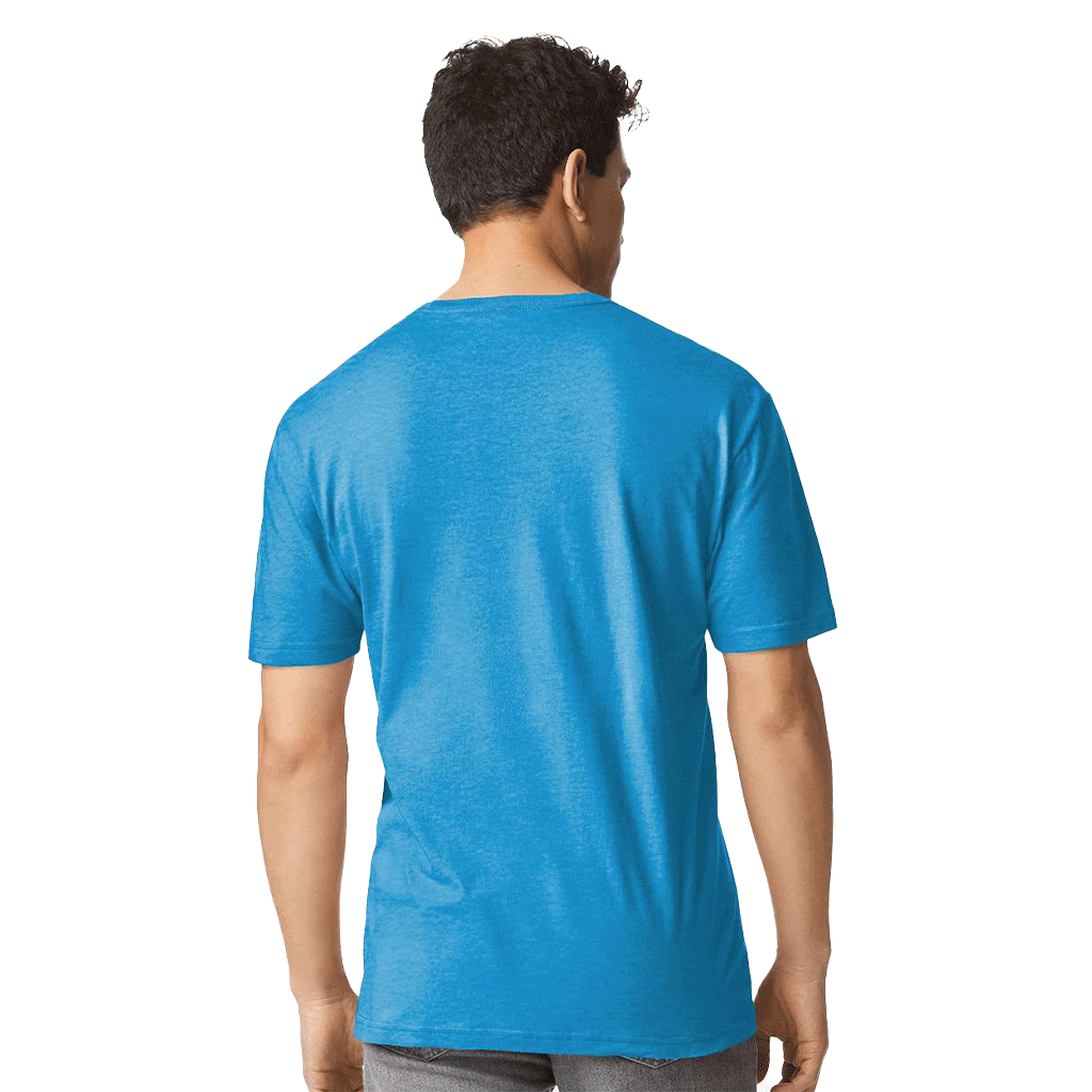 Gildan Unisex Heather Sapphire Light Cotton T-Shirt