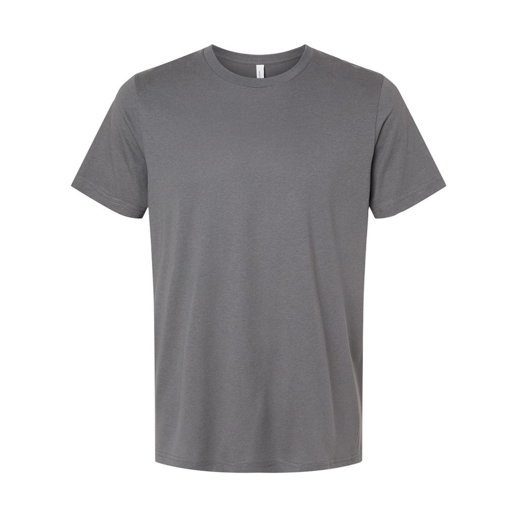 Bella + Canvas Unisex Solid Asphalt Blend CVC Jersey Tee