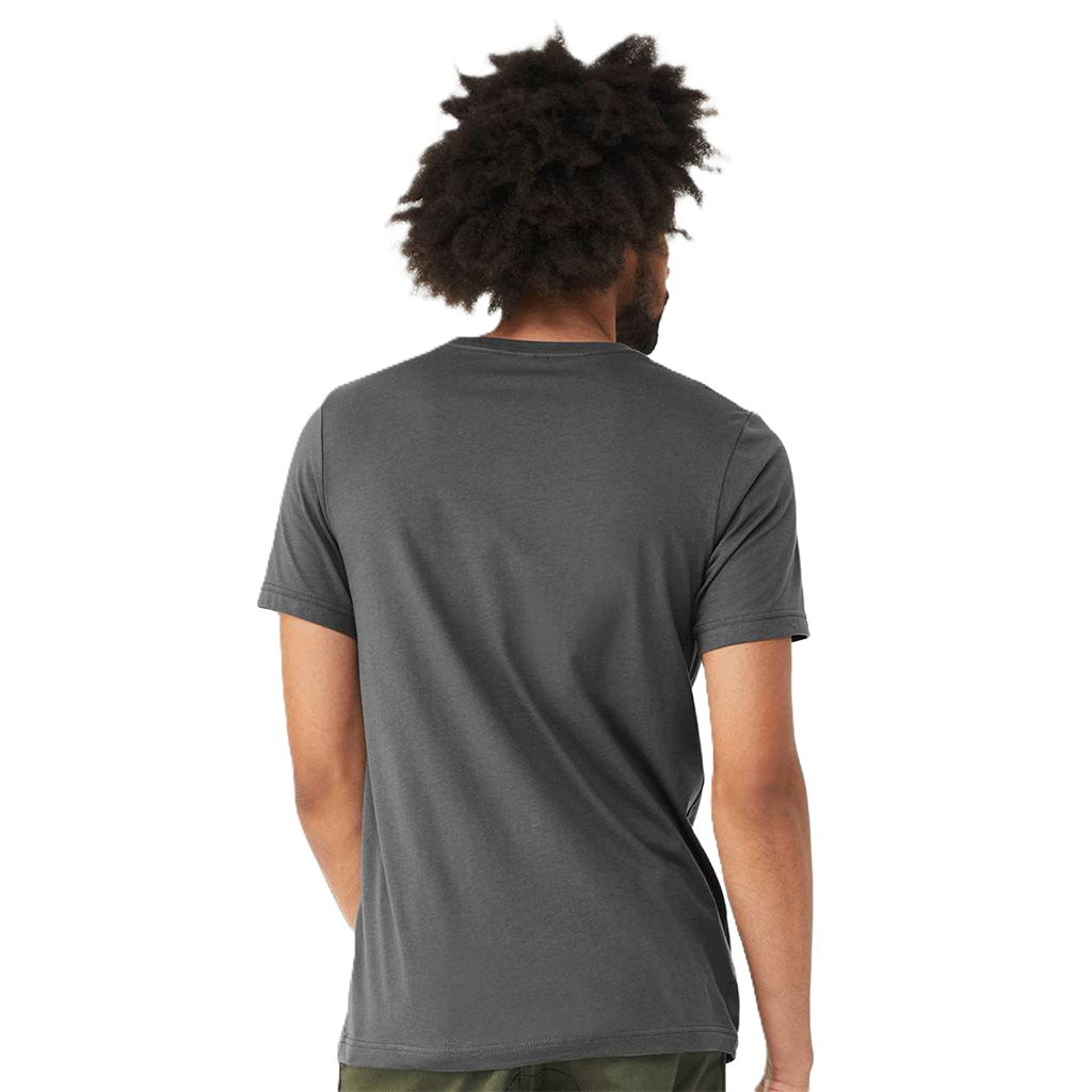 Bella + Canvas Unisex Solid Asphalt Blend CVC Jersey Tee