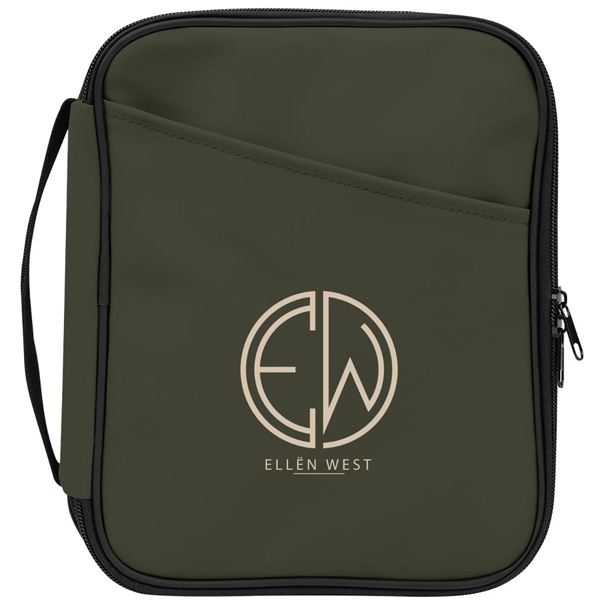 Hit Olive Hudson rPET Leatherette Tech Organizer