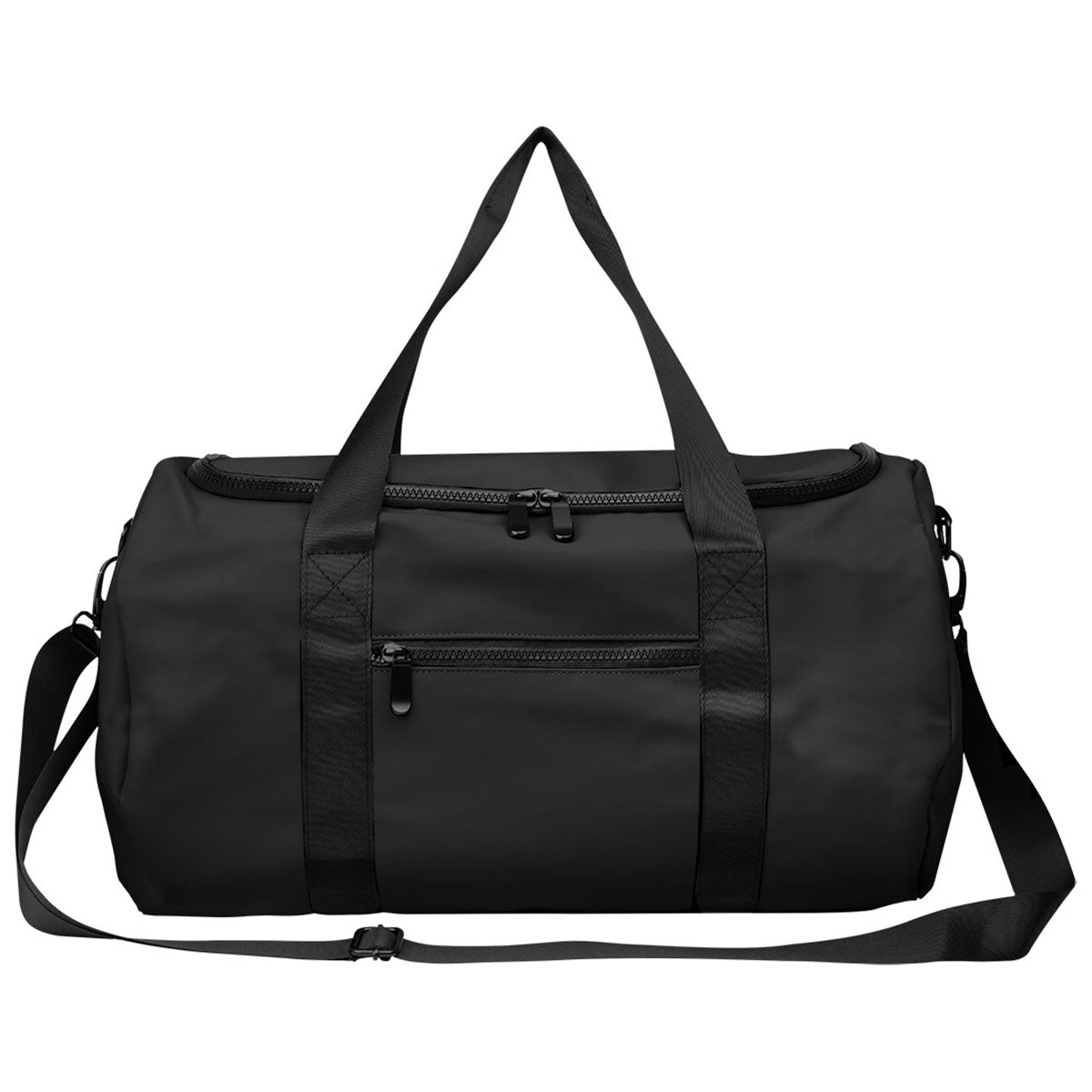 Hit Black Hudson rPET Leatherette Duffel Bag