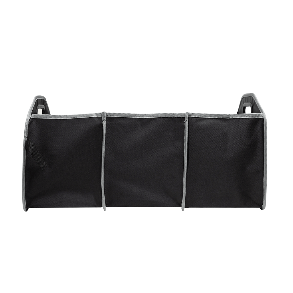Hit Black with Grey Trunk Organizer with Cooler Bag