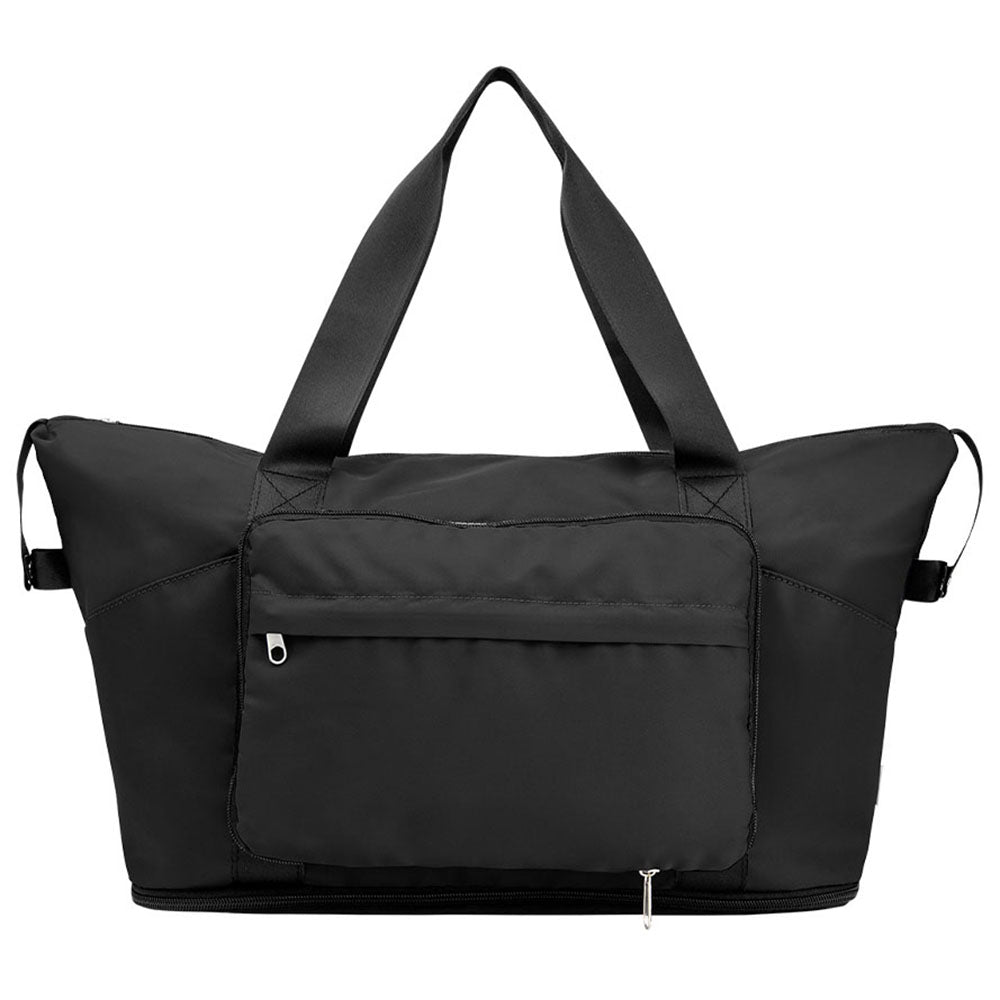 Hit Black Anywhere rPET Expandable Duffel Bag