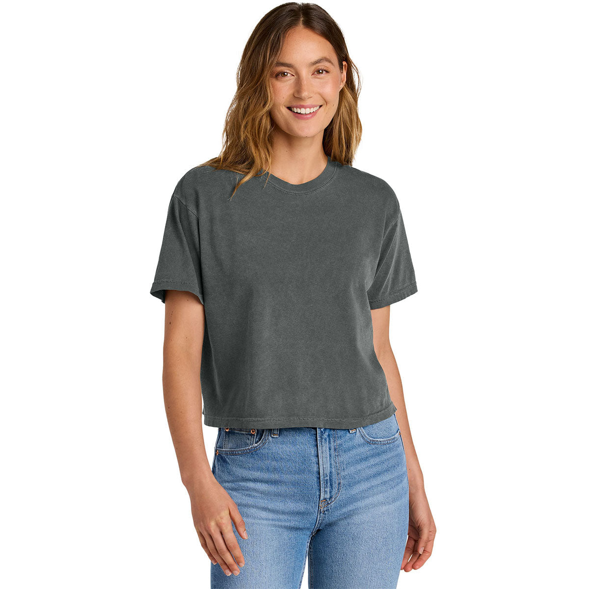 Comfort Colors Women's Pepper Heavyweight Boxy Tee