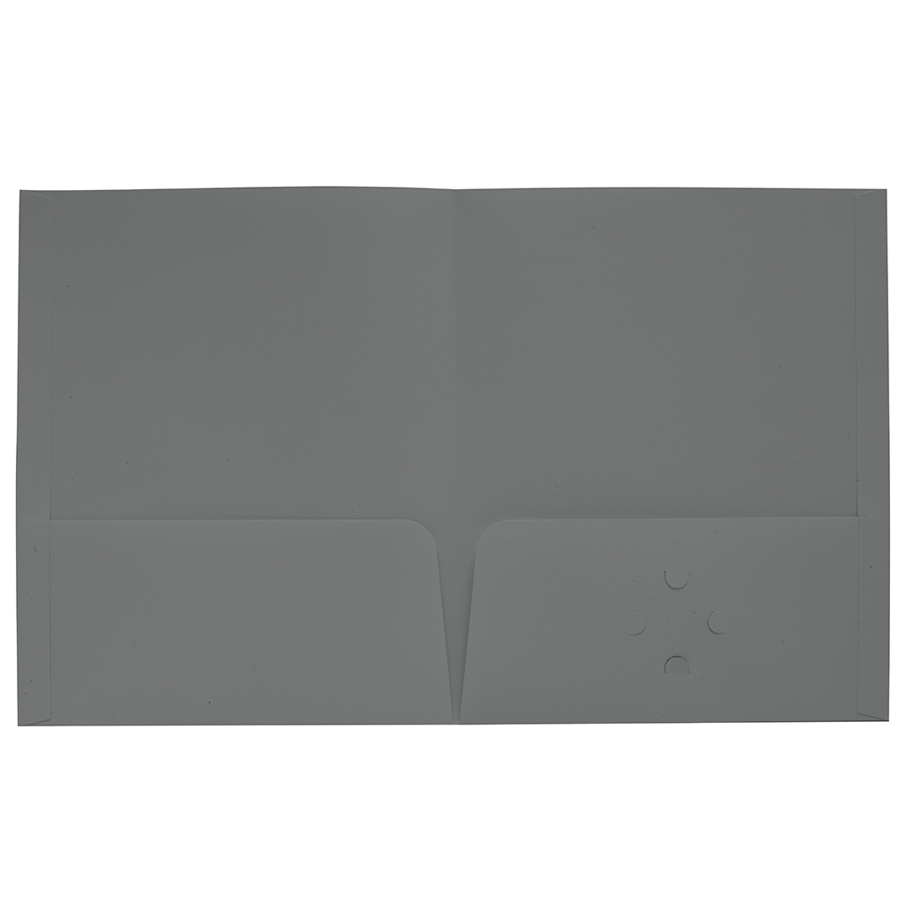 Good Value Gray Linen Paper Folder