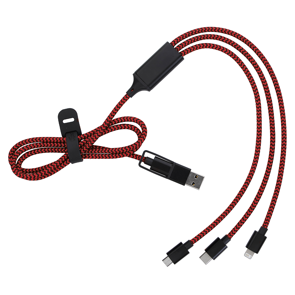 48-Hour Good Value Red All-Over Charging Cable 2A