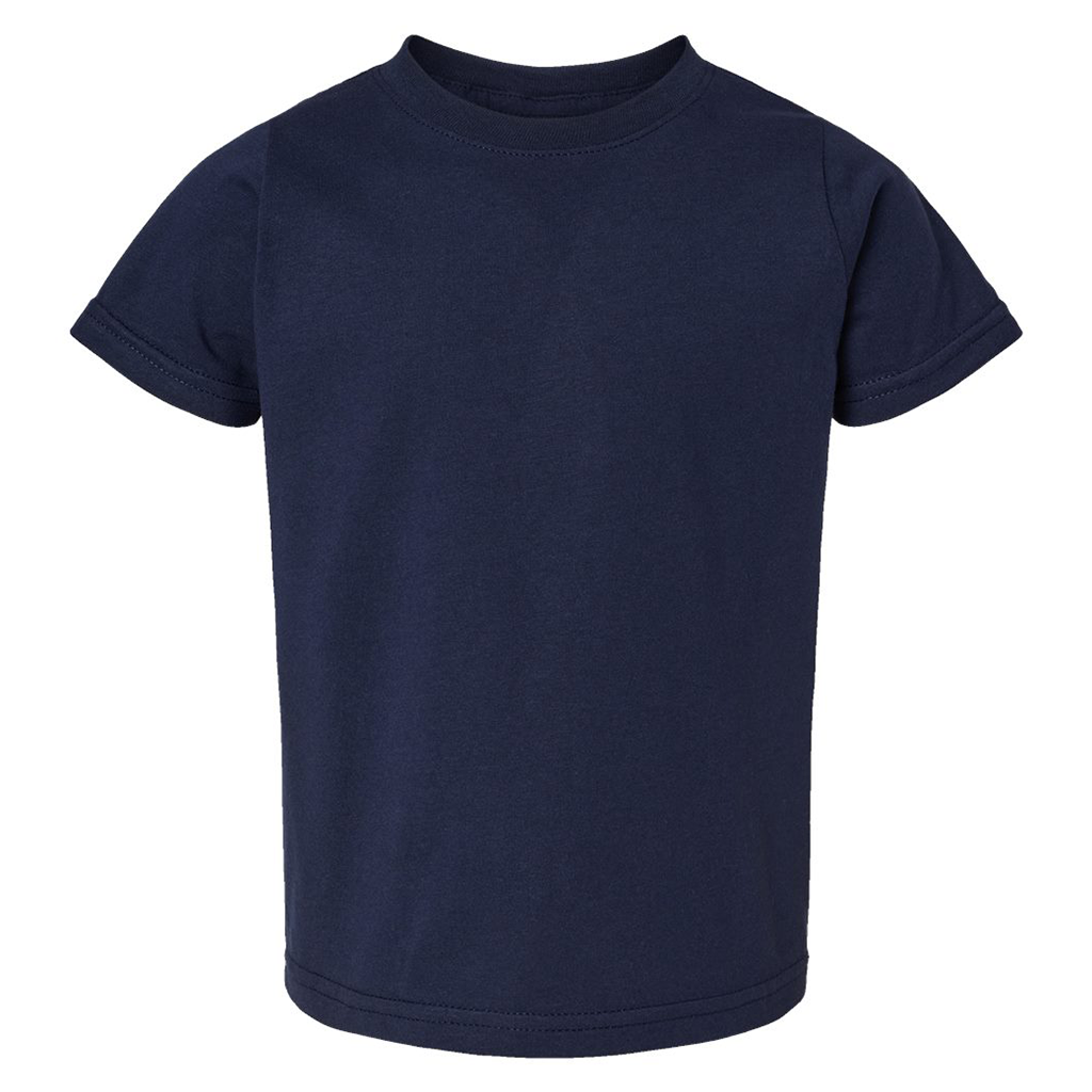 Rabbit Skins Toddler Navy Fine Jersey T-Shirt