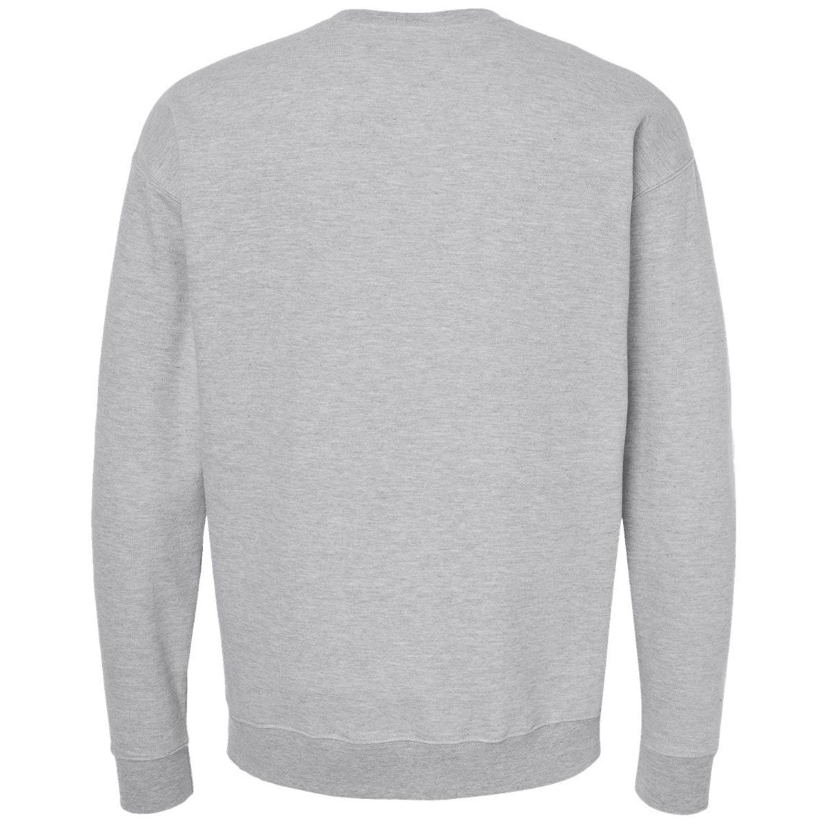Tultex Unisex Heather Grey Fleece Crewneck Sweatshirt