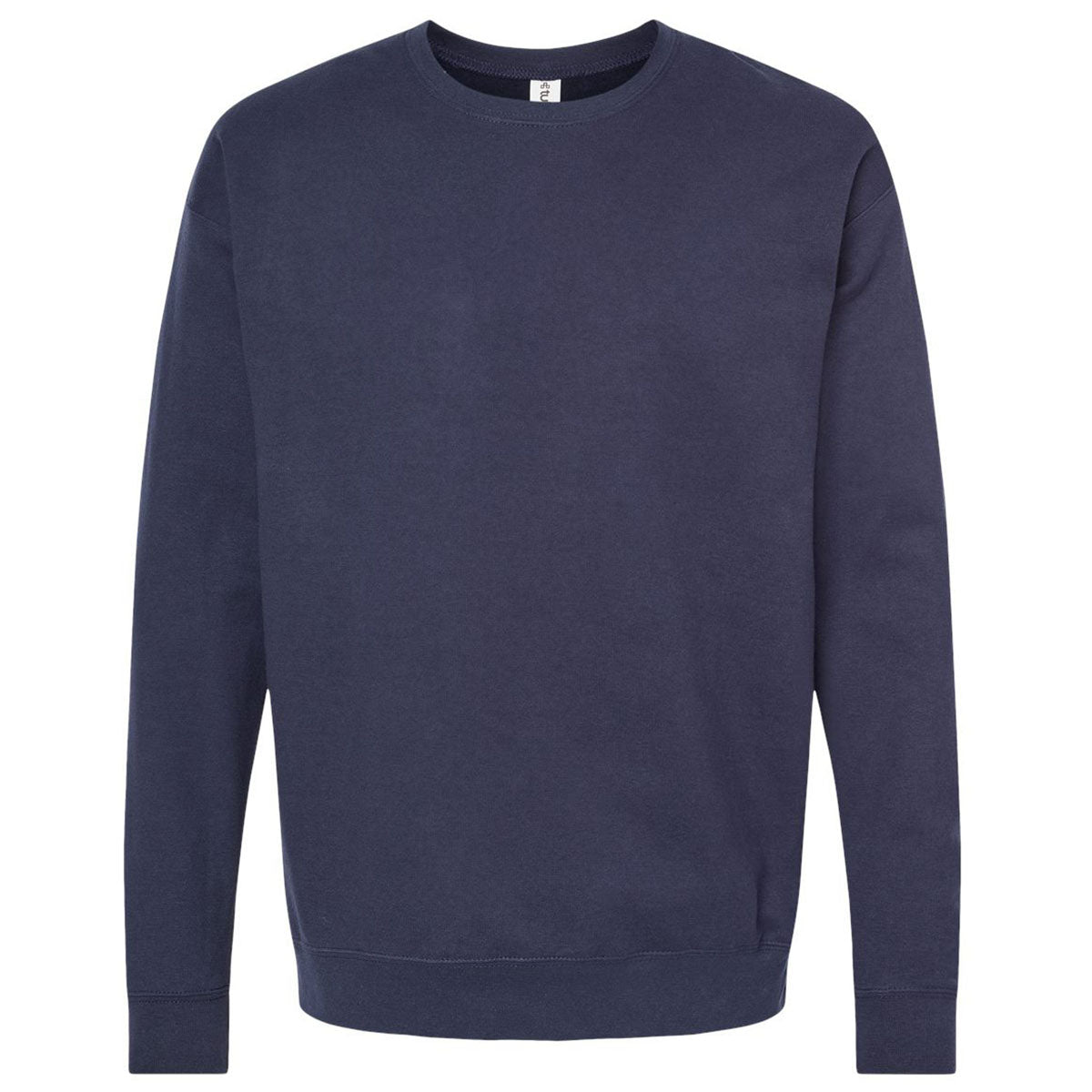 Tultex Unisex Navy Fleece Crewneck Sweatshirt