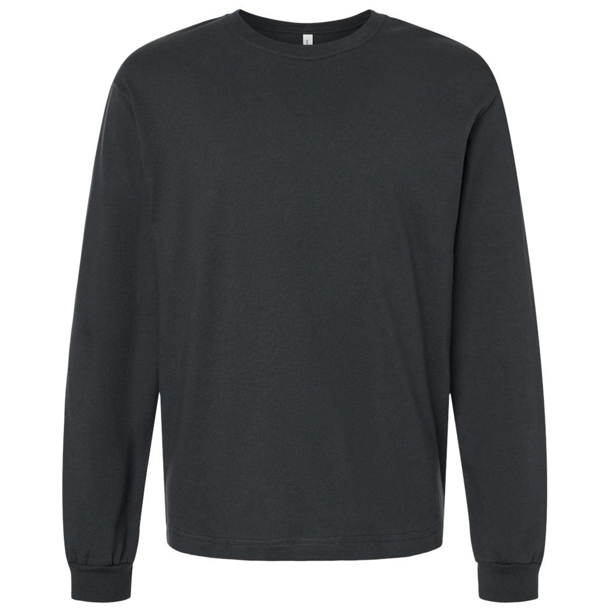 Bella + Canvas Unisex Dark Grey 6 oz. Heavyweight Long Sleeve Tee