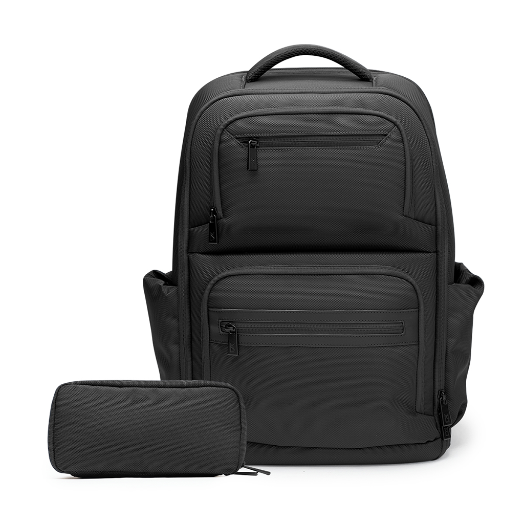 Cutter & Buck Black Travel Collection Deluxe Laptop Backpack