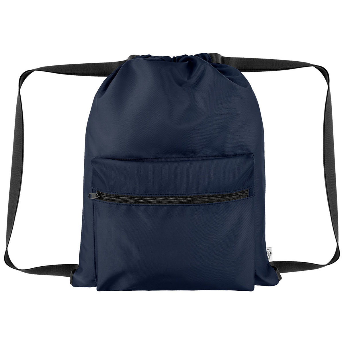 Hit Navy Blue Anywhere rPET Drawstring Bag