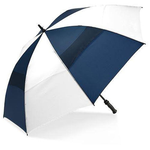Shed Rain Navy/White Windjammer 62" Vented Manual Golf Umbrella