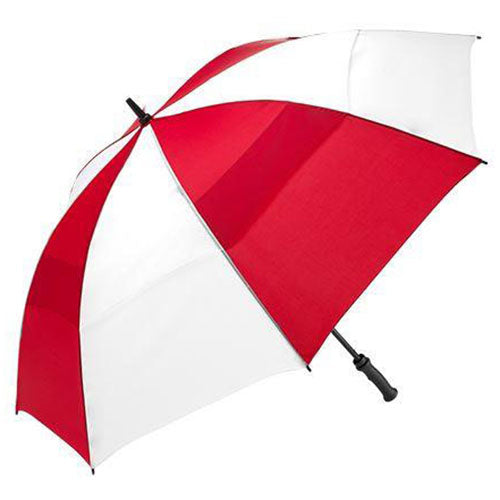 Shed Rain Red/White Windjammer 62" Vented Manual Golf Umbrella
