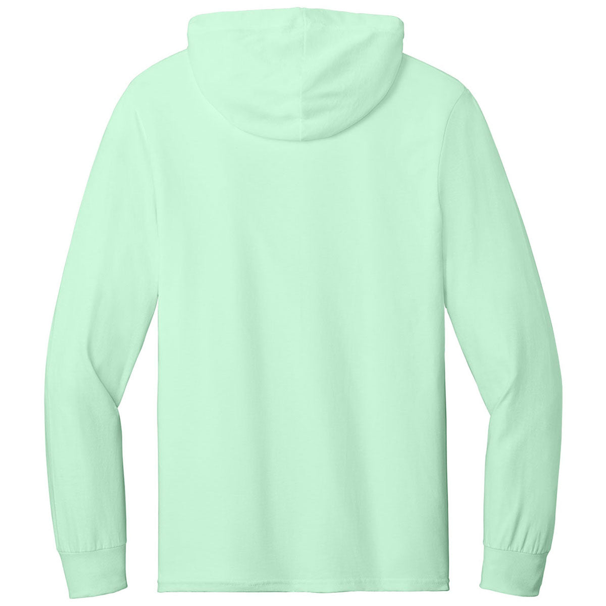 Jerzees Classics Unisex Mint To Be Cotton Long Sleeve Hooded T-Shirt