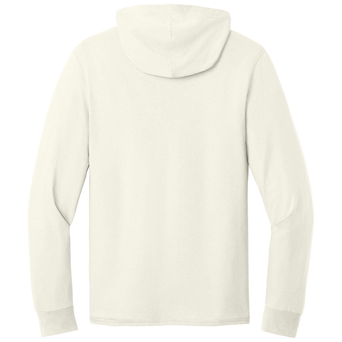 Jerzees Classics Unisex Sweet Cream Heather Cotton Long Sleeve Hooded T-Shirt