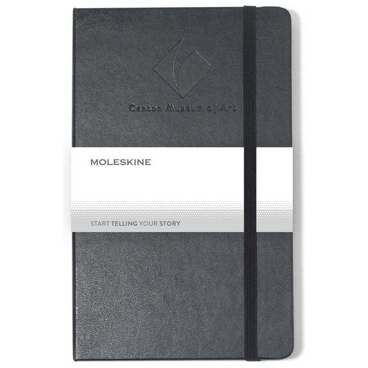 48-Hour Moleskine Black Hard Cover Ruled Large Notebook (5" x 8.25")