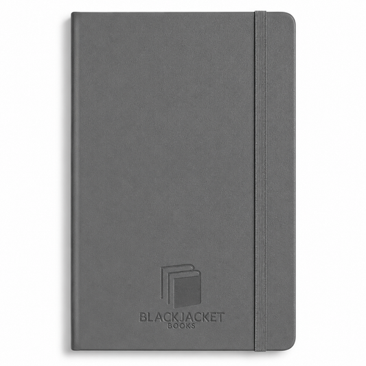 48-Hour Moleskine Slate Grey Hard Cover Ruled Large Notebook (5" x 8.25")