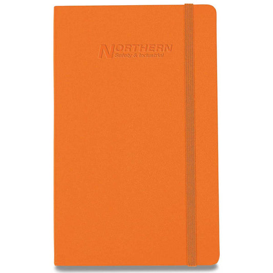 48-Hour Moleskine True Orange Hard Cover Ruled Large Notebook (5" x 8.25")