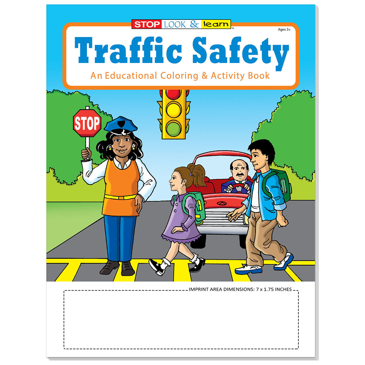 Koozie Group White Coloring Book: Traffic Safety