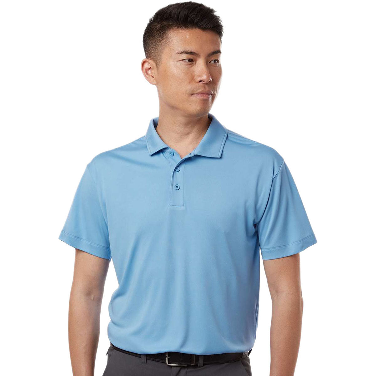 AllPro Men's Carolina Blue Pro-Lock Performance Polo