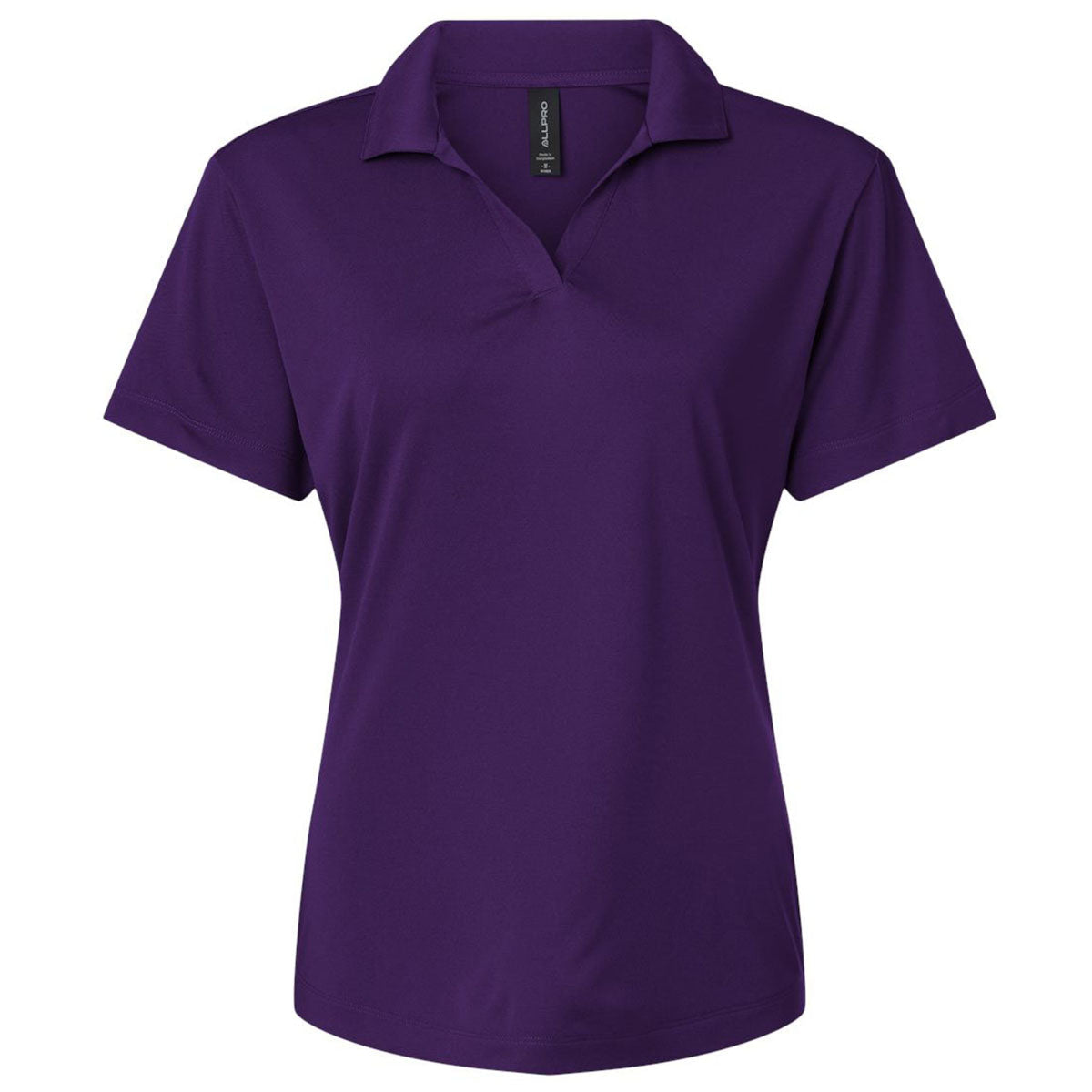 AllPro Women's Purple Pro-Lock Performance Polo
