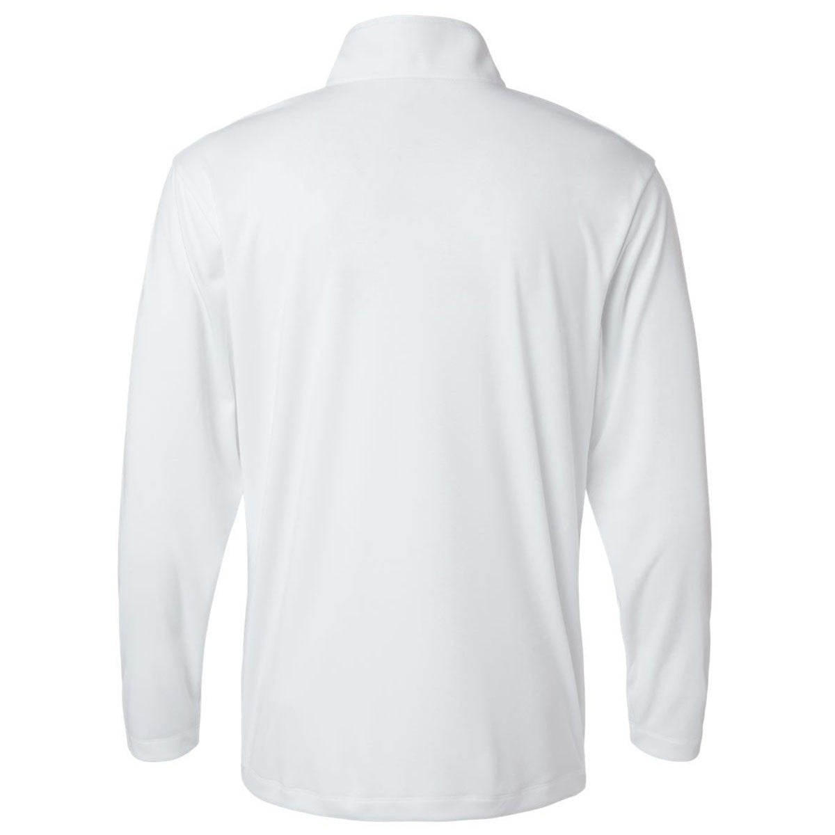 AllPro Men's White Pro-Lock Performance Quarter-Zip Pullover