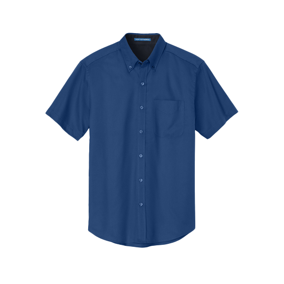Port Authority Men's Royal/Classic Navy Short Sleeve Easy Care Shirt