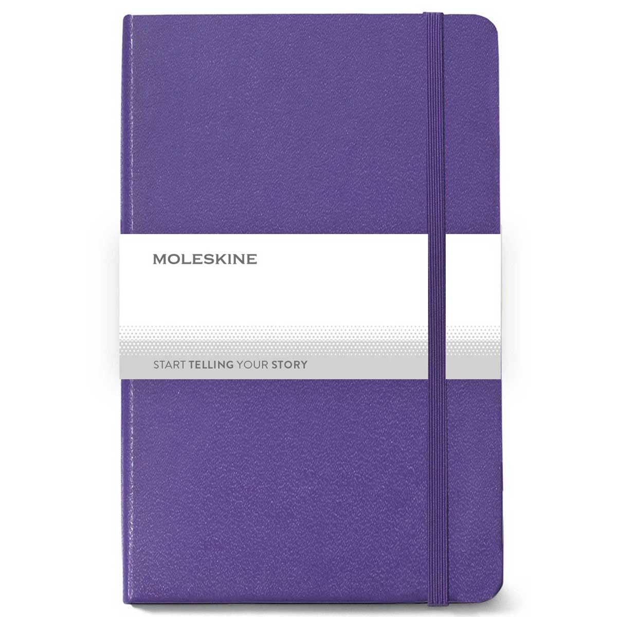 48-Hour Moleskine Brilliant Violet Hard Cover Ruled Large Notebook (5" x 8.25")