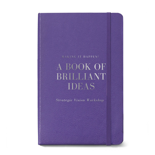 Moleskine Brilliant Violet Hard Cover Ruled Large Notebook (5" x 8.25")