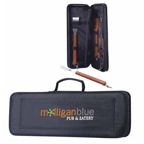 48-Hour BIC Black Sizzler 4-Piece BBQ Set