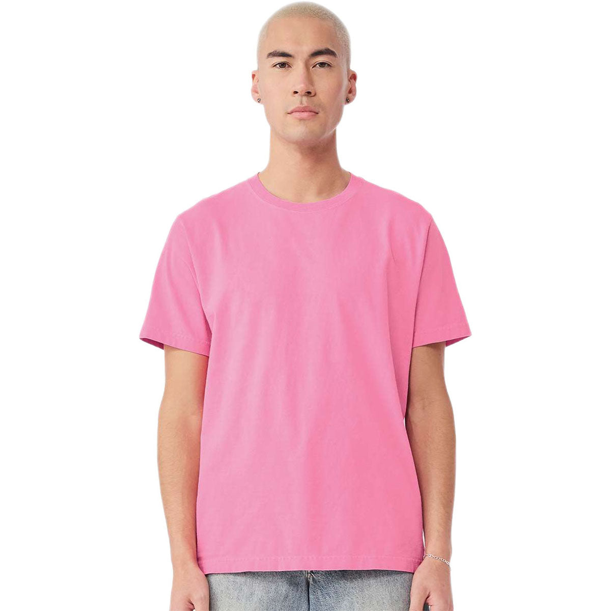 Bella + Canvas Unisex Bubble Gum Heavyweight Garment-Dyed Tee