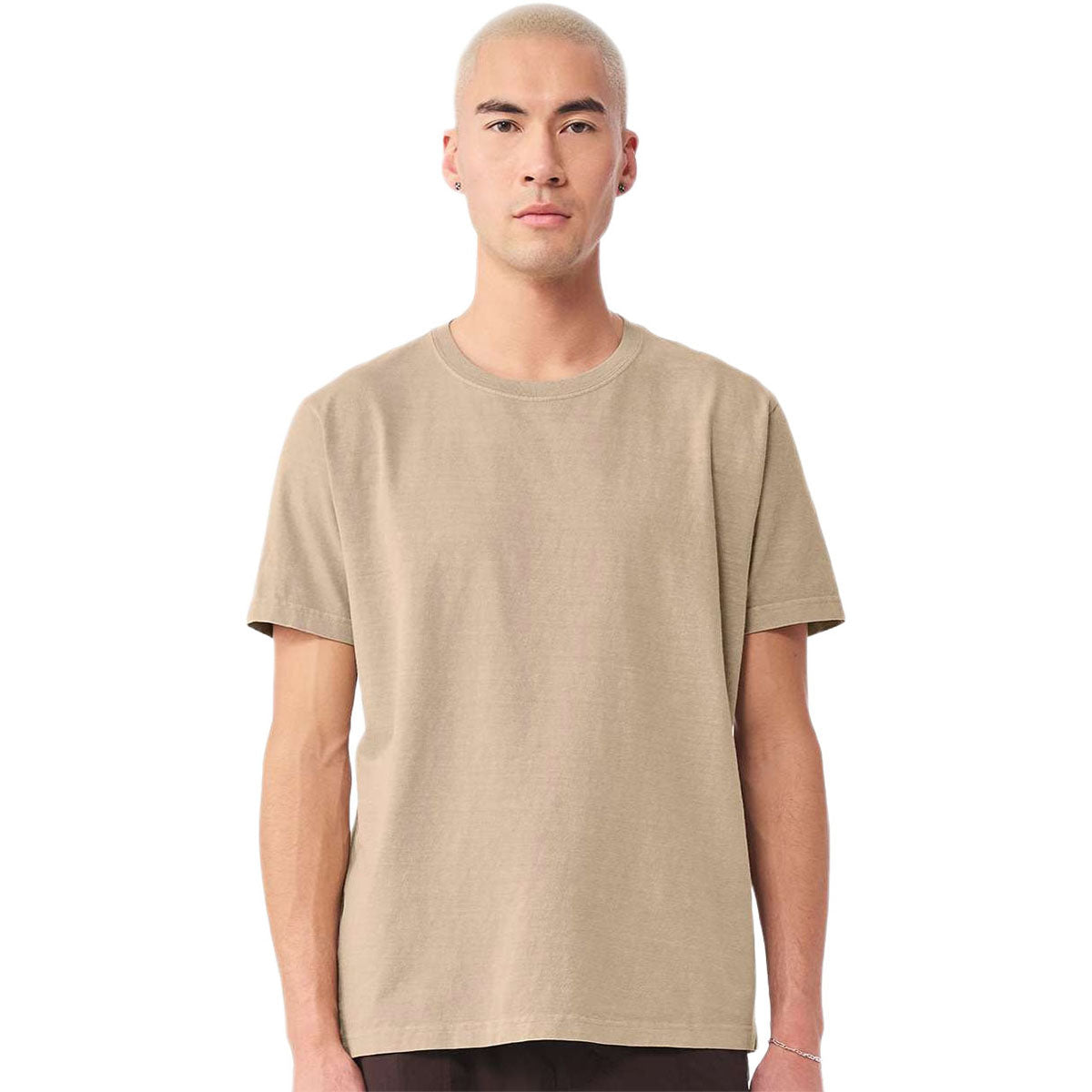 Bella + Canvas Unisex Khaki Heavyweight Garment-Dyed Tee