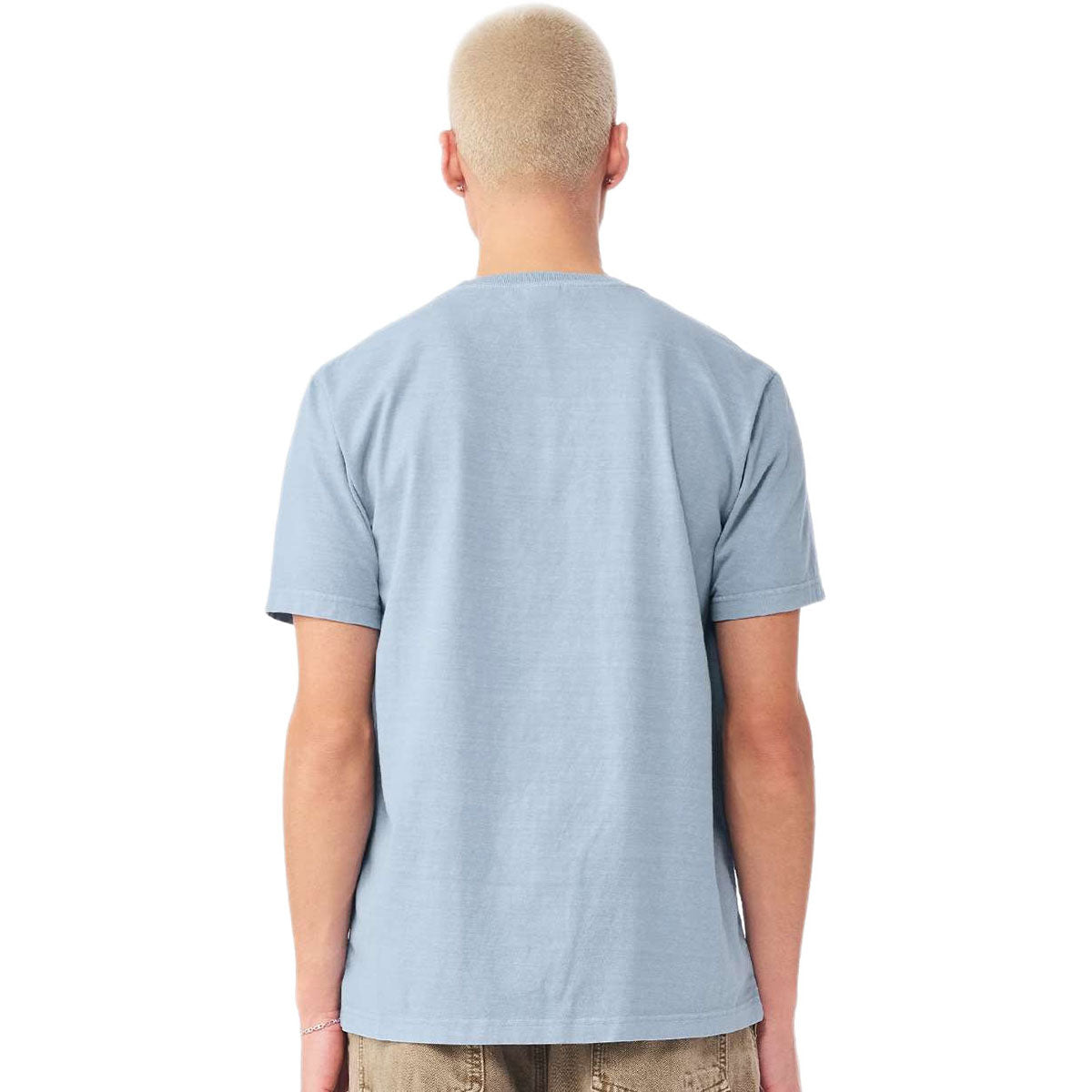 Bella + Canvas Unisex Light Washed Denim Heavyweight Garment-Dyed Tee
