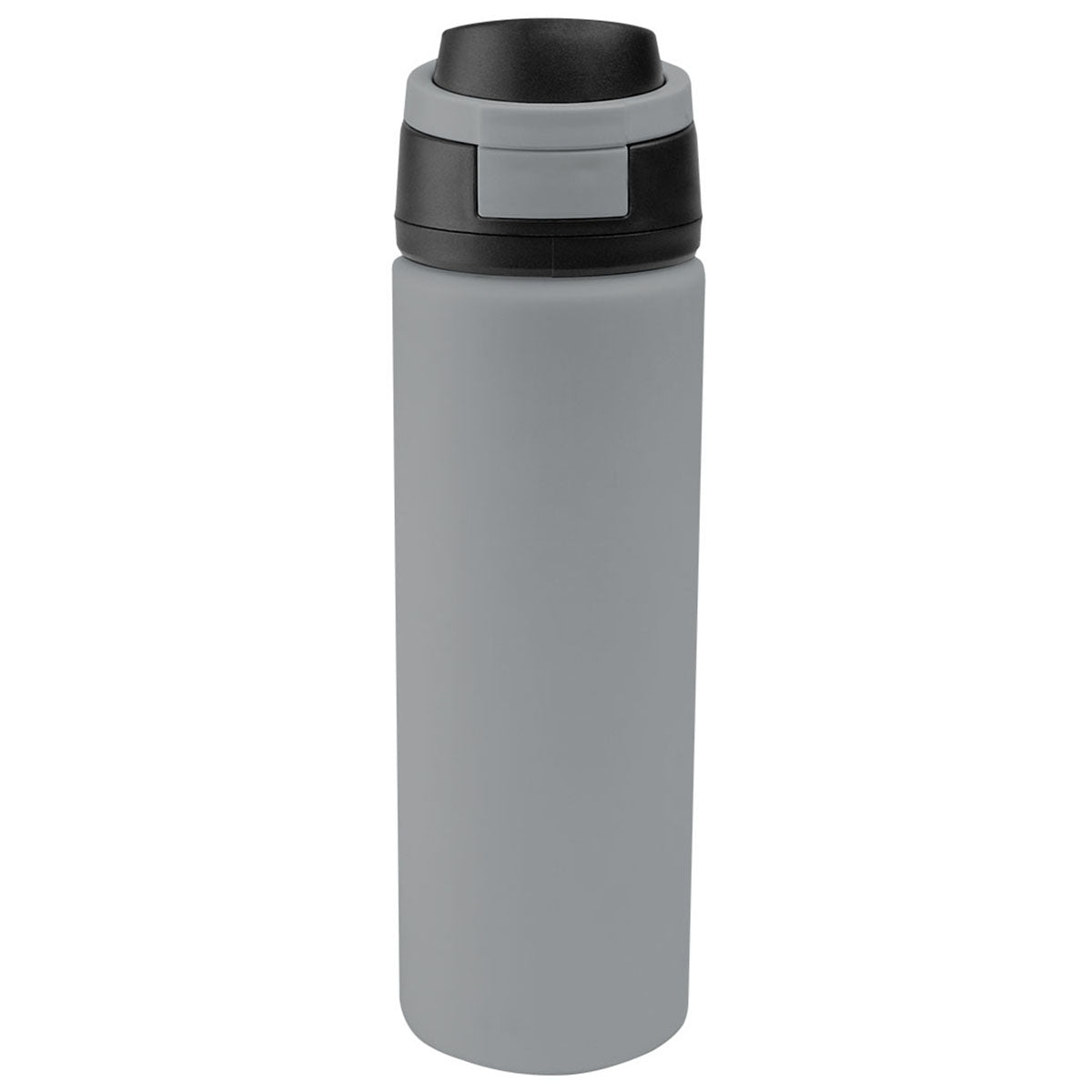Hit Grey with Black 24 Oz. Pop Sip Recycled Stainless Steel Bottle