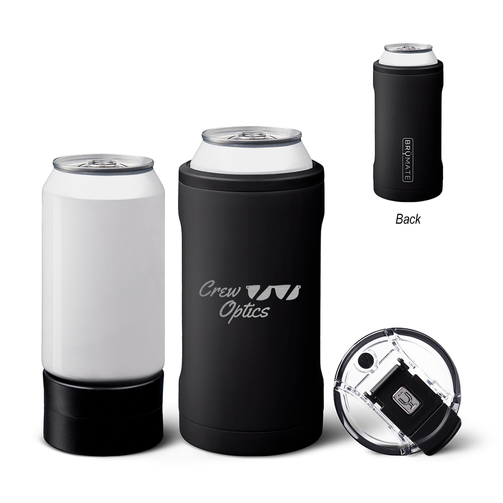 BruMate Matte Black 12/16 oz. Hopsulator Trio V2