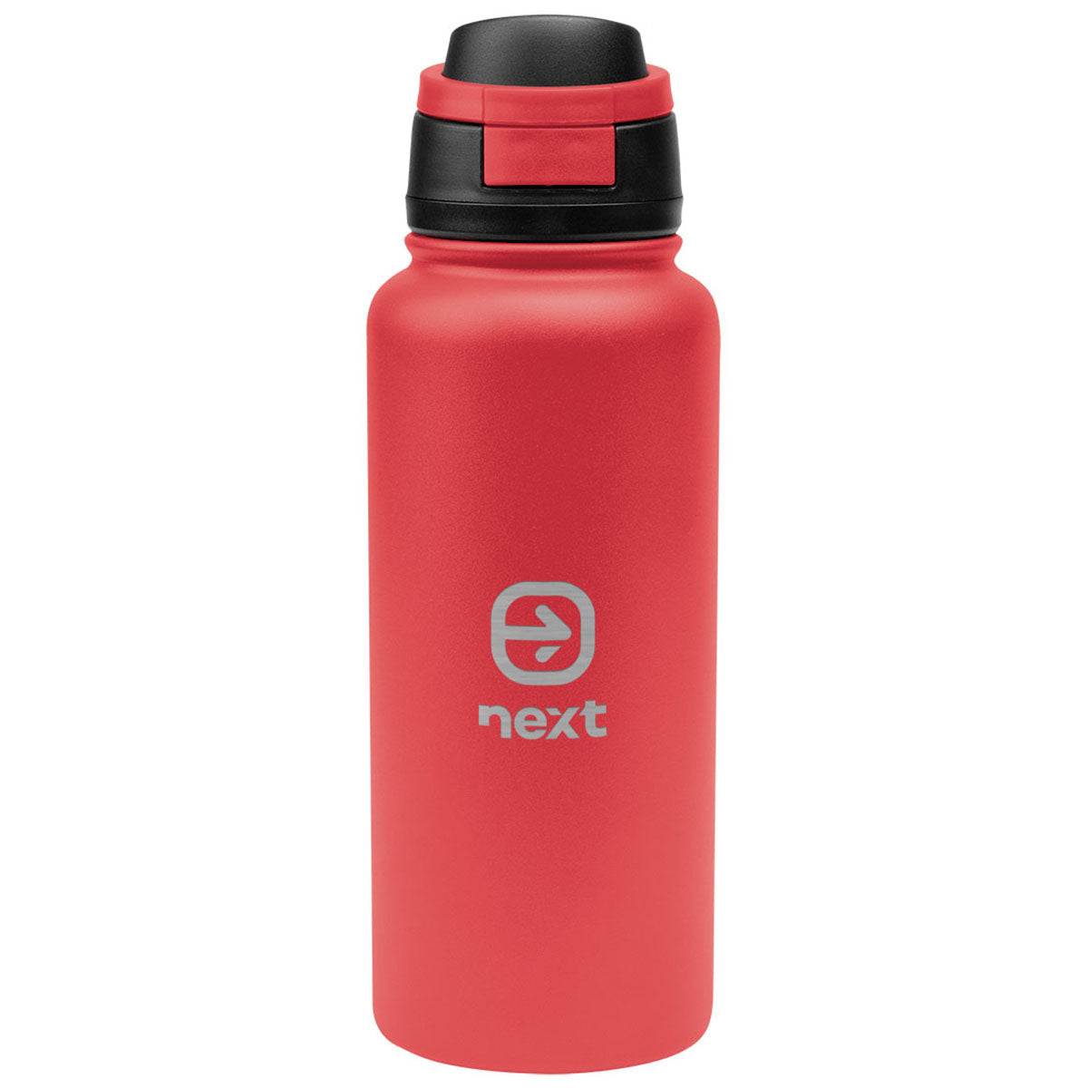 Hit Red with Black 32 Oz. Pop Sip Recycled Stainless Steel Bottle