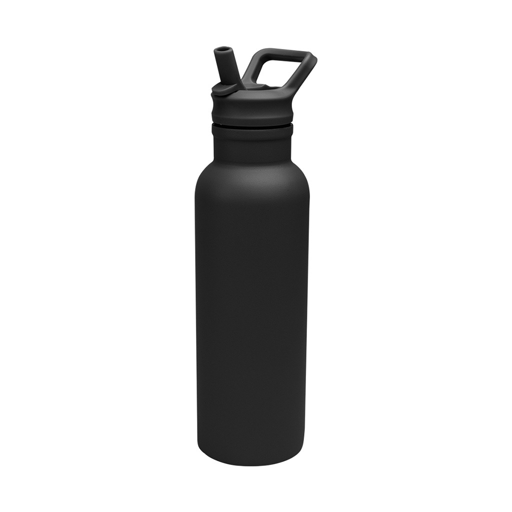Hit Black 17 Oz. Hailey Recycled Stainless Steel Bottle