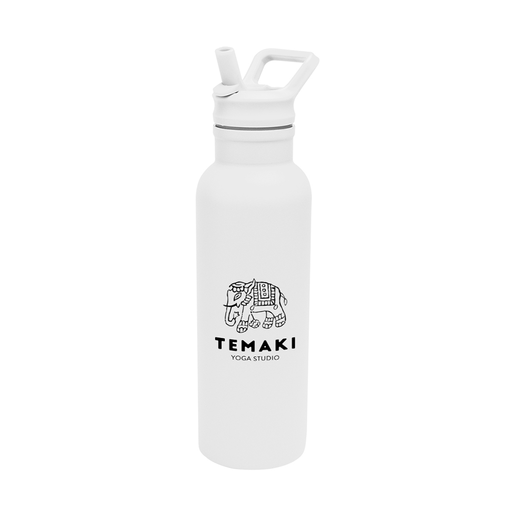 Hit White 17 Oz. Hailey Recycled Stainless Steel Bottle