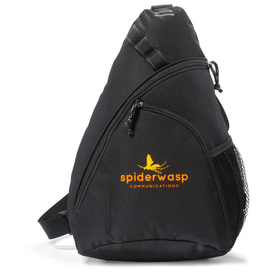48-Hour Gemline Black Wave Sling Bag