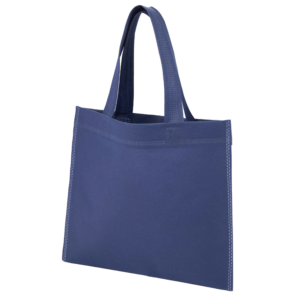 Bullet Navy Mini Non-Woven Heat Sealed Tote