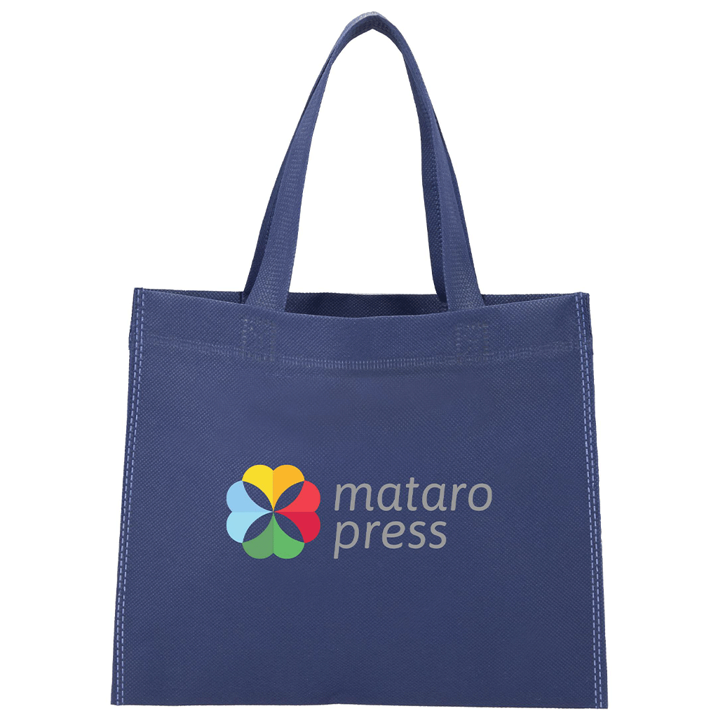 Bullet Navy Mini Non-Woven Heat Sealed Tote
