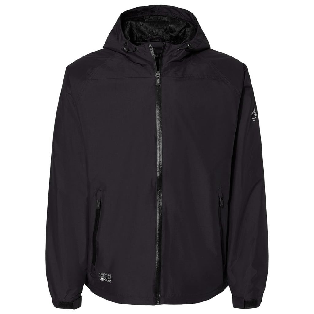 Dri Duck Unisex Black Torrent Waterproof Hooded Jacket