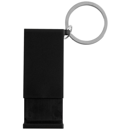 Hit Black rABS Clip Phone Stand Key Ring
