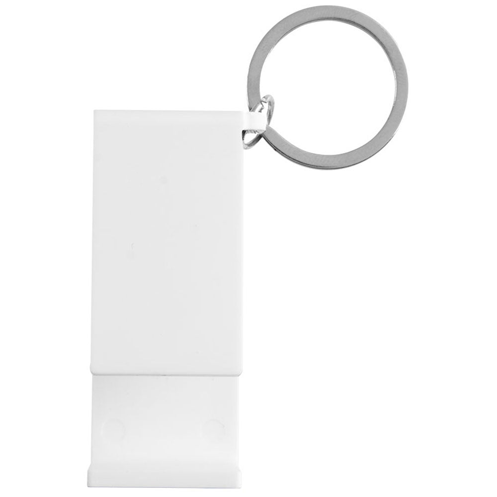 Hit White rABS Clip Phone Stand Key Ring